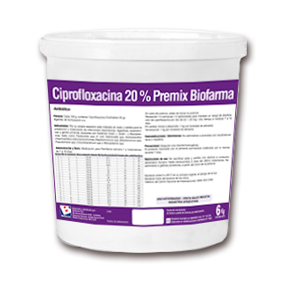 Ciprofloxacina 20% Premix - Biofarma